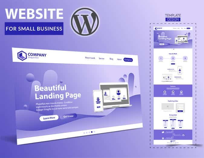 Small Business Website By Wordpress