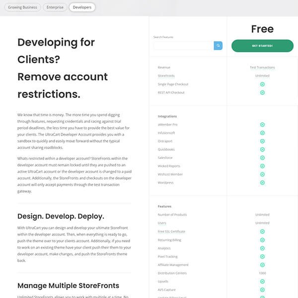 ultracart-pricing-developers