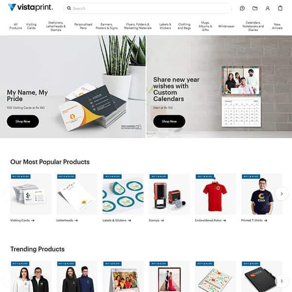 vistaprint-in-homepage