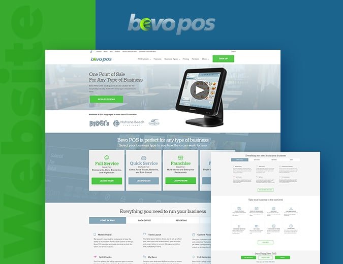 BevoPos Website Screenshot