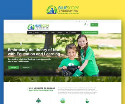 Bluescope Foundation Website Screenshot