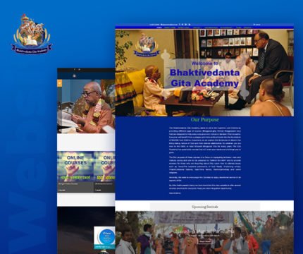 Bhaktivedanta Gita Academy (Gita Course) Website Screenshot)