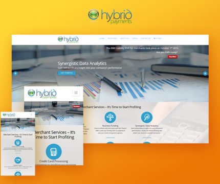 Hybrid Payments Website Screenshot
