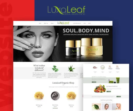 LuxaLeaf Website Screenshot