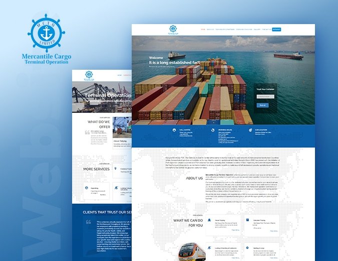 Mercantile Cargo Website Screenshot