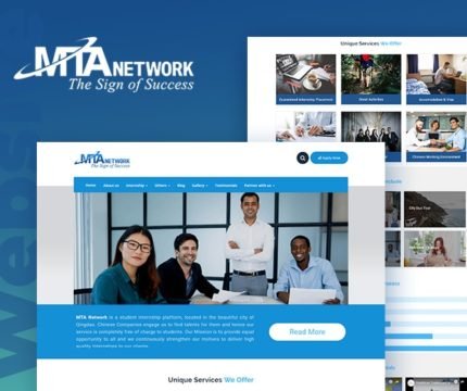 MTA Network Website Screenshot