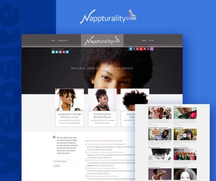 Nappturality Website Screenshot