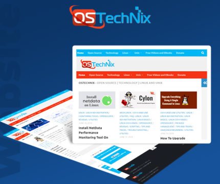 Ostechnix Website Screenshot