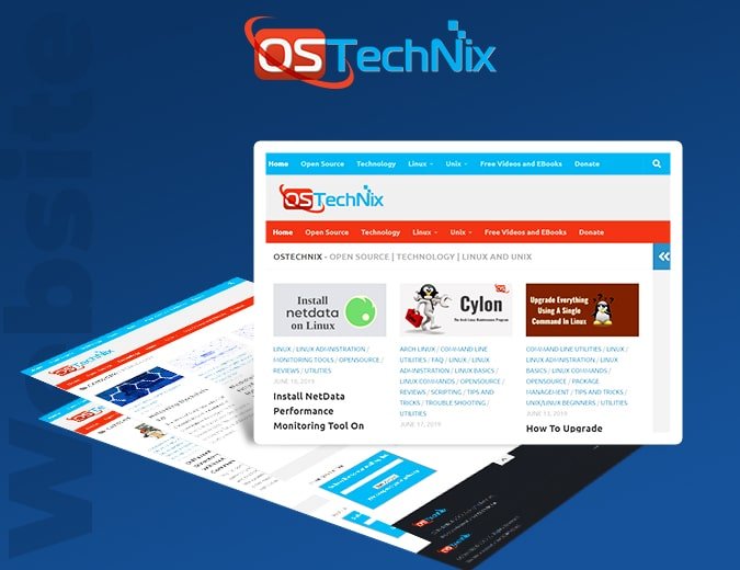 Ostechnix Website Screenshot