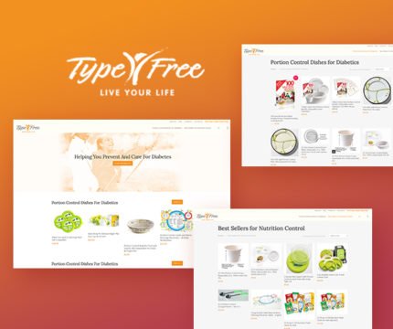 Type Free Diabetes Website Screenshot