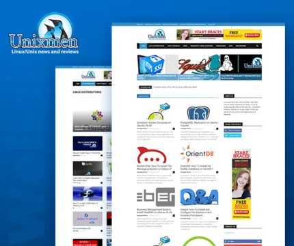 Unixmen Website Screenshot