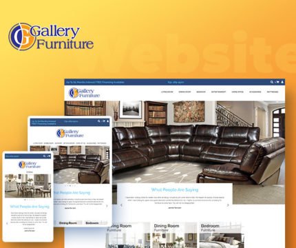My Gallery Furniture portfolio screenshot