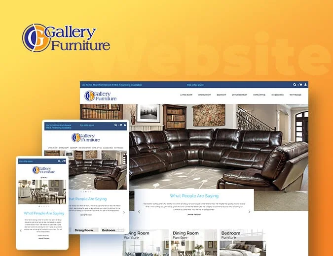 My Gallery Furniture portfolio screenshot